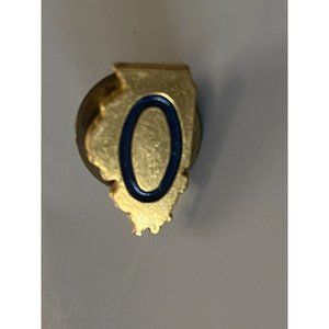 Vintage 1968 Illinois O Pin RICHARD OGILVIE GOVERNOR Gold Tone Rare!